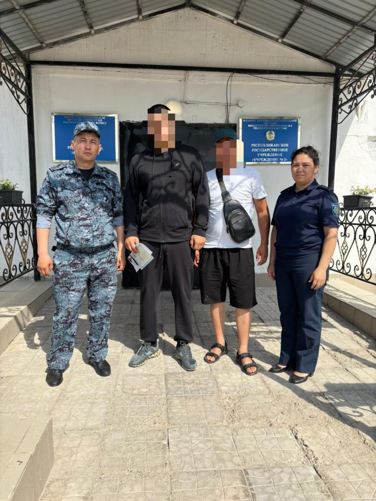 В столичной колонии №2 ДУИС по городу Астана прошла встреча у ворот с осуждёнными