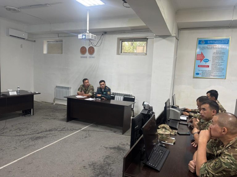 5571 әскери бөлімінде профилактикалық сабақ өтті