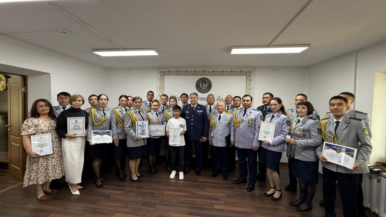 В Департаменте УИС по городу Астана прошло торжественное мероприятие посвешенное ко Дню полиции Республики Казахстан