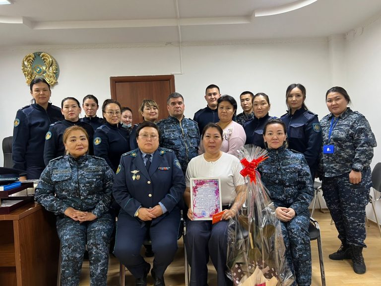 ҚАЖ қызметкері құрметті демалысқа шықты