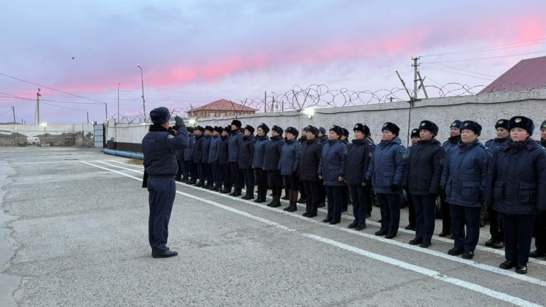 Саптық тексеріс өткізілді