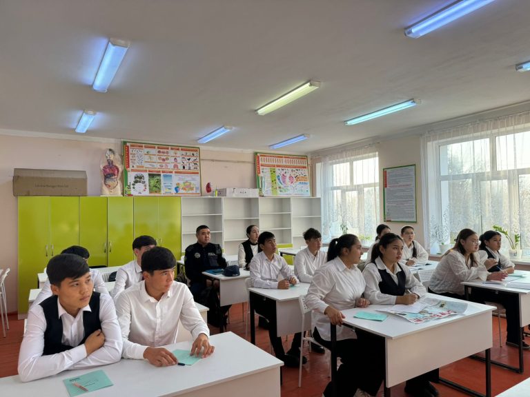 Оқушыларға буллинг пен тәуелділіктің зияны туралы профилактикалық дәріс оқылды