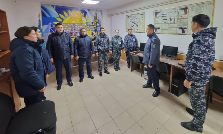 Жеке құрамға арнайы қару қолдану тәртібі үйретілді