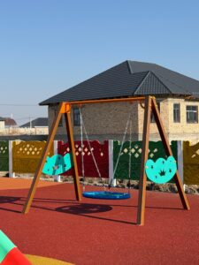 Ауыл тұрғындарының бірлігімен салынған алаң ел игілігіне берілді