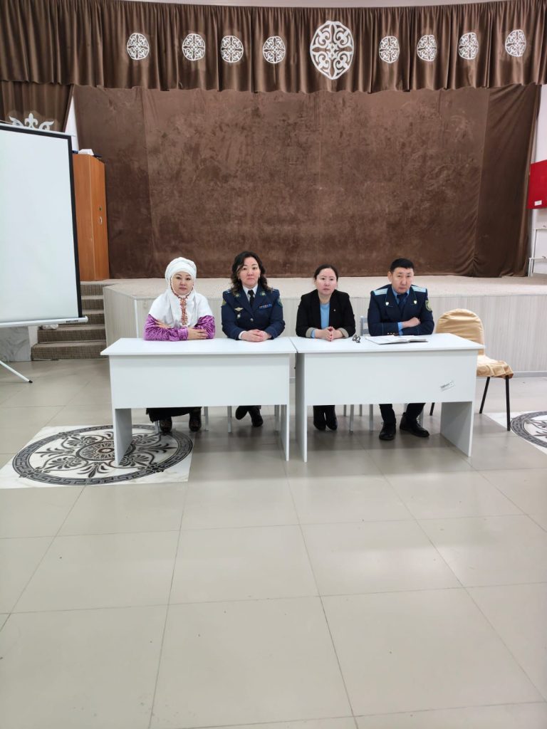 №79 мекемесінде сотталған азаматшалар арасында ақпараттық-түсіндіру іс-шарасы ұйымдастырылды