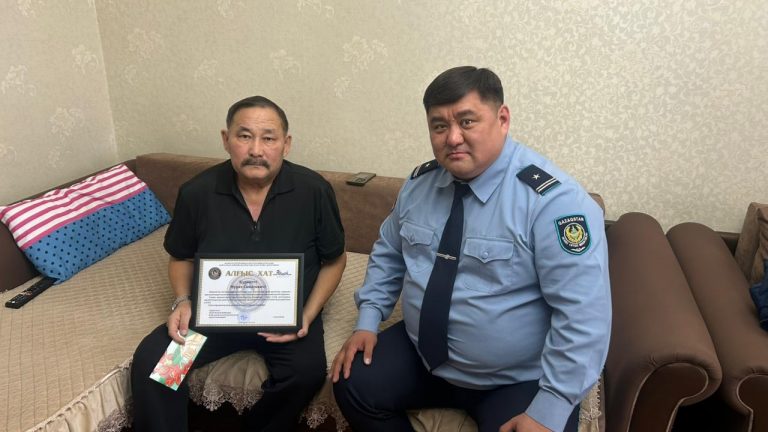 ҚАЖ қызметкерлері Ауған соғысының ардагерімен кездесті