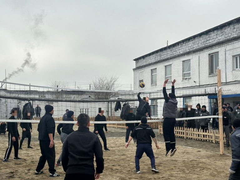 Орташа қауіпсіздік мекемесінде спорттық іс-шаралар өткізілді
