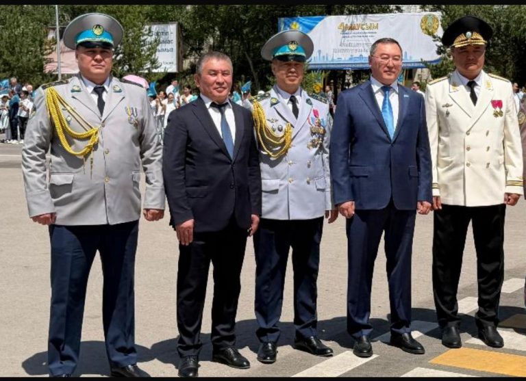 Алматы және Жетісу облыстары бойынша ҚАЖ департаментінің қызметкерлері Мемлекеттік рәміздер күніне арналған ауқымды іс-шараға қатысты