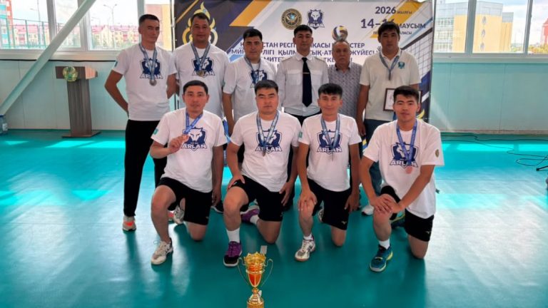 Алматы және Жетісу облыстары бойынша ҚАЖ департаментінің құрама командасы республикалық волейбол турнирінің жүлдегері атанды