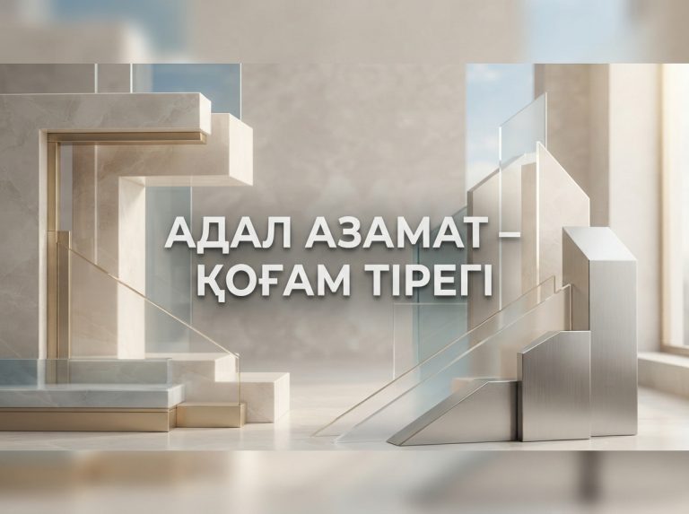 АДАЛ АЗАМАТ – ҚОҒАМ ТІРЕГІ