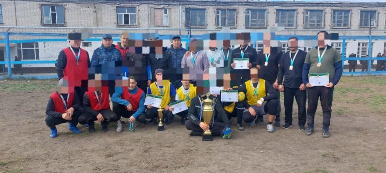 Абай облысындағы қауіпсіздігі барынша жоғары мекемеде сотталғандар арасында футболдан турнир өтті
